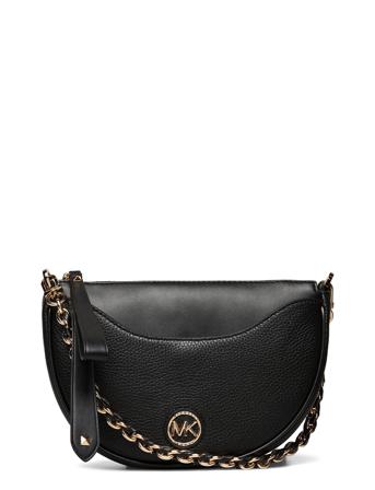 Sm Hlf Moon Cnv Pouchette Skuldertaske Taske Sort Michael Kors