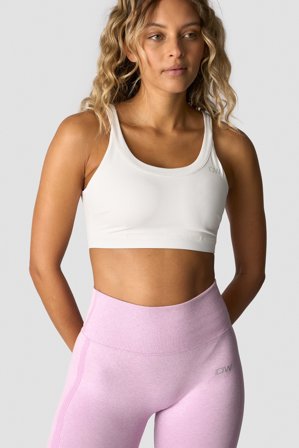 ICANIWILL - Nimble Sports Bra White - Sports-BH - Damer - Træningstøj fra ICIW