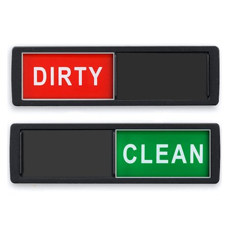 Nyaste Design Diskmaskin Magnet Ren smutsig skylt Indikator