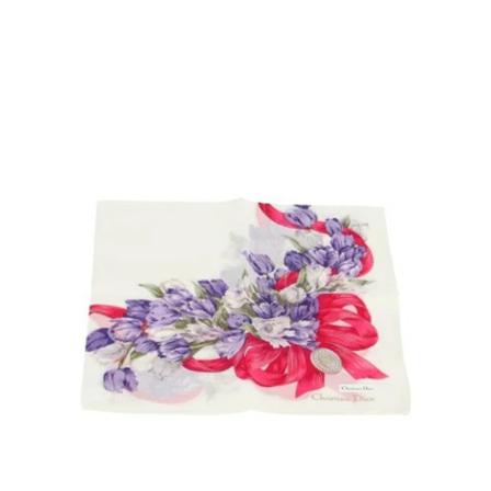 Dior Vintage Pre-owned Cotton scarves Rød, Dame Vintage Accessories, Størrelse: ONE Size