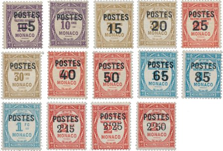 Monaco 1937 - YT 140-153 - Postfrisk