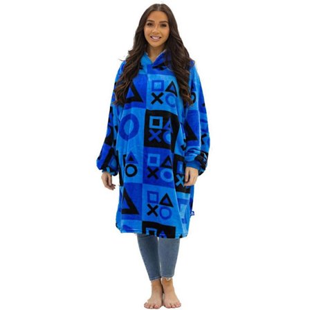 Playstation Barn/Barn Checked Fleece Huvtröja 110cm