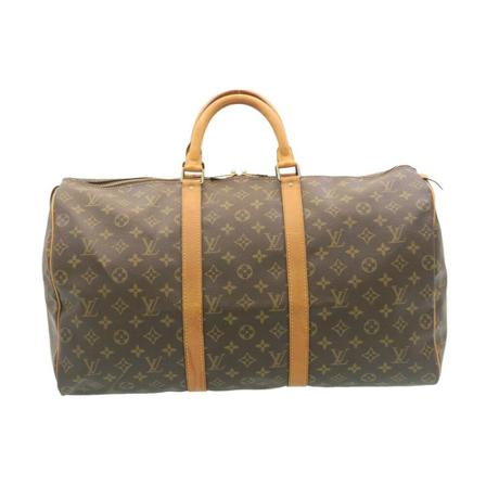 Louis Vuitton Vintage, Pre-owned Keepall 50 Bruin, Dames, Maat:ONE Size