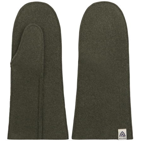 Aclima Reborn Felted Mittens Forest Melange