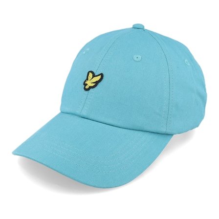 Lyle & Scott - Blå unconstructed Keps - Baseball Cap Alpine Sky Dad Cap @ Hatstore