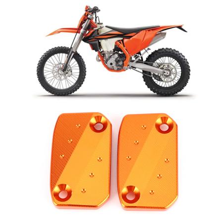 Jarru ljys ili n korkki CNC-alumiiniseos, sopii 250/350 XC 450 SX/SXF/SXR (Oranssin v rinen)