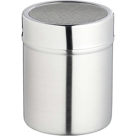 Jauhosiivilä / Tomusokerisirotin hienolla verkolla, ruostumaton teräs, hopea, 5,5 cm * 8 cm * 8 cm