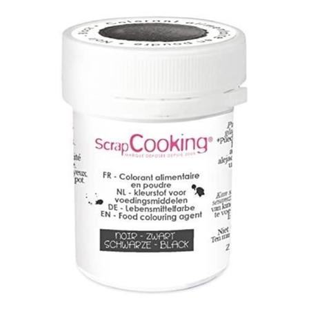 SCRAPCOOKING MUSTA JAUHEVÄRI 5G 1185418