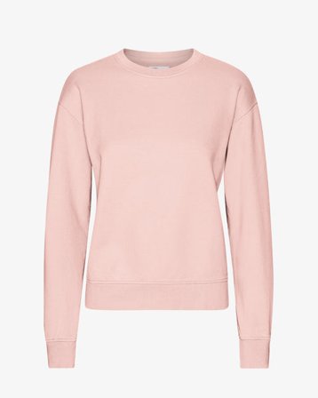 Women Classic Organic Crew - Faded Pink - Female - XS