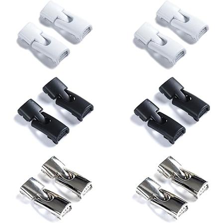 Sæt med 12, snørebåndslukning, doven snørebåndsspænde