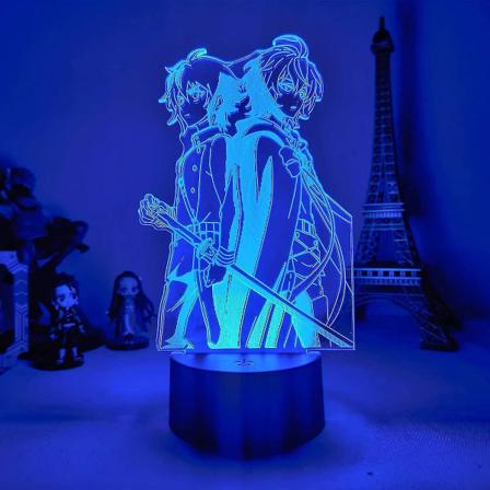 Wekity Anime Rebelde Lelouch Lamppu Cool 3d Illuusio Yölamppu Koti Huoneen Sisustus Ylöspäin Valo Akryyli Led Valo Joululahja Otaku Hohto 