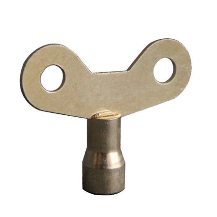 Haneventil-afbryderskiftnøgle Sokkelhul Lås Radiator Blødning VVS Vandhane. (guld)(2 stk)