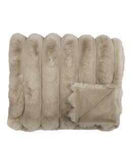 Tekoturkisviltti Brooklyn 130x170 cm Sand