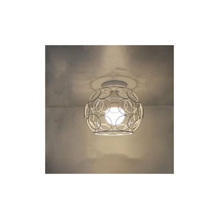 Cham Taklampa Vintage Industriell Design Bur Taklampa Vit Järn Inomhus Café Restaurang Kök Dekoration - Vit