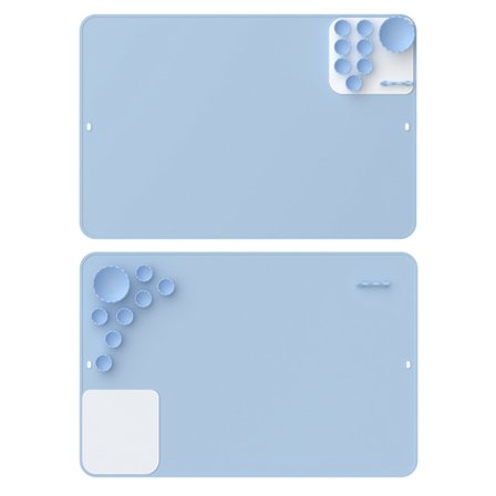 Pestävä uudelleenkäytettävä silikonimaalausalusta DIY-taideaskartelutyökalu