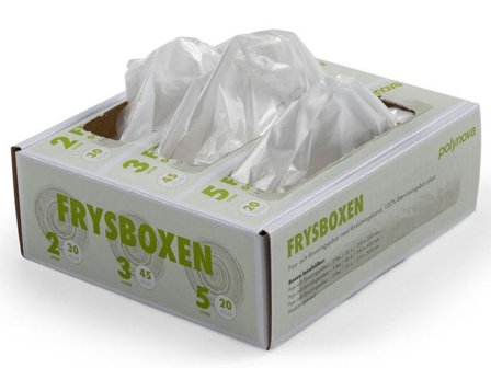 POLYNOVA Fryspåse på rulle box 2,3,5L transparenta 3/fp - Lyreco - Kök och servering - Plast och fryspåsar - Fryspåsar