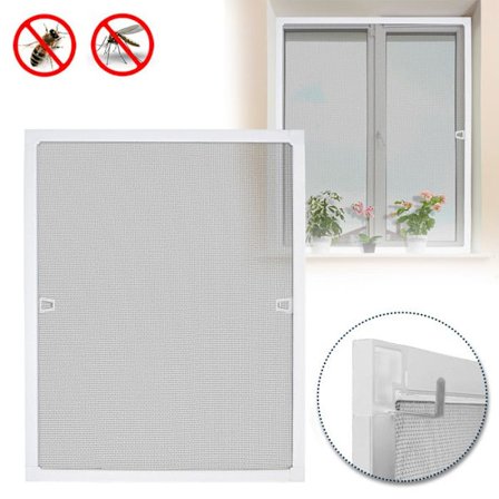 XMTECH Myggnett for vinduer 120x140cm - Hvit, 2-pakning, Kompatibel med rammevinduer[JSR]‘-FY