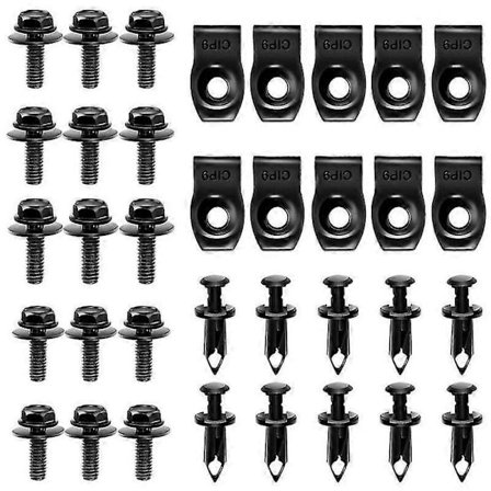 Monteringssæt Bundplade Under Motorafdækning Skjold Karrosseribolte Til Nissan Qashqai