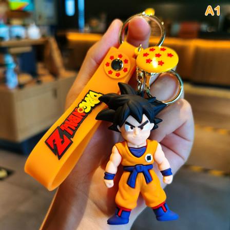 Anime tegneseriefigurer Silikon nøkkelring Mote bilnøkkelring Ba A1