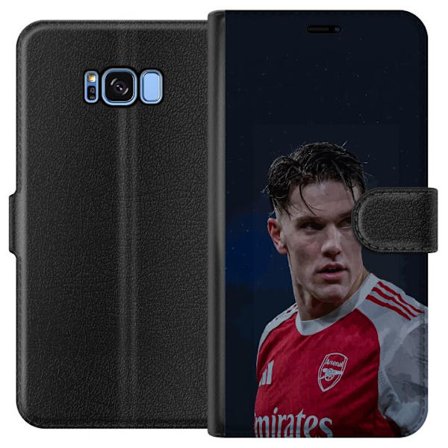 Yhteensopiva Lompakkokotelo Samsung Galaxy S8 Pastellivärikkäät sateenkaaret, joissa on valkoiset tähdet ja pehmeä väriero taivaallisessa unelmahimmes