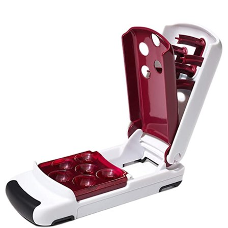 Hurtigudløser Multi Kirsebær Udkerner Holdbart Manuelt Frugt Bayberry Udkerner Værktøj Hvid Rød