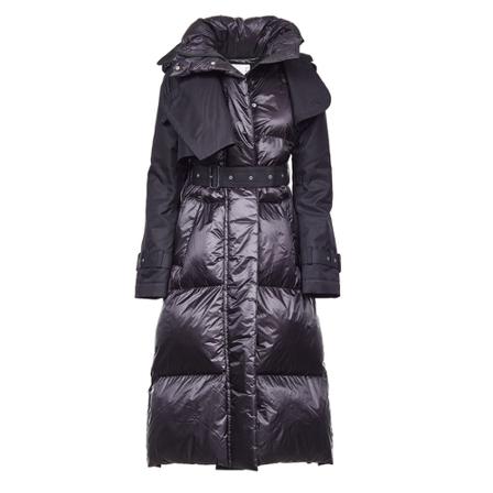 Sacai Down Jass , Zwart , Dames , Maat: M Parka Jassen