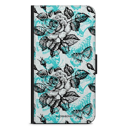 Bjornberry Fodral Sony Xperia 5 II - Fjärilar & Rosor