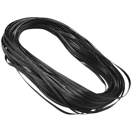 Flat Pe Rattan Plast Wicker For Stol Recliner Rattan Møbler Reparation (fire Linjer/sort/8 X 1.2m