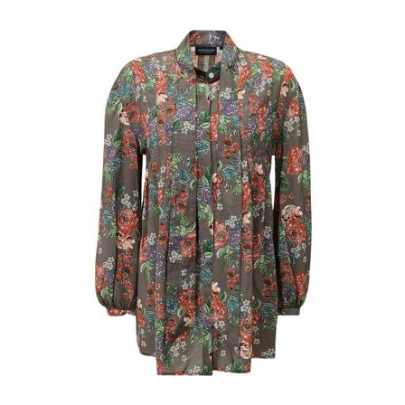 Lexington Larissa Volume Blus grön, Dam, Dam, Storlek: S