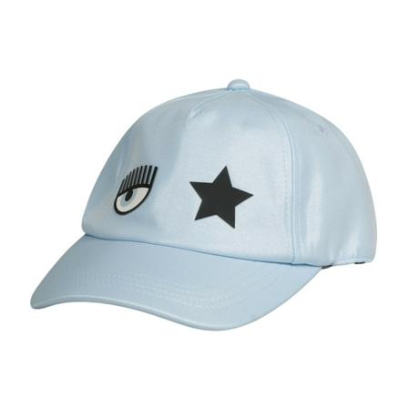 Chiara Ferragni Collection Eye Star Shiny Baseball Pet , Blauw , Dames , Maat: ONE Size Petten