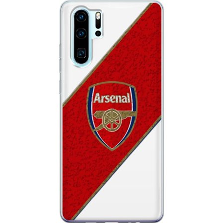 Kompatibelt Mobilskal till Huawei Huawei P30 Pro Moschino Toy teddybjörn med enkel tecknad design, brun björn med vit tröja och tydlig logotyp på