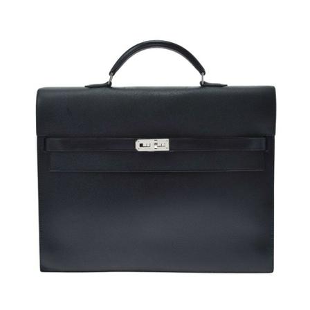 Hermès Vintage Pre-owned Kelly Dépêches Taske Sort, Herre Vintage Tasker, Størrelse: ONE Size