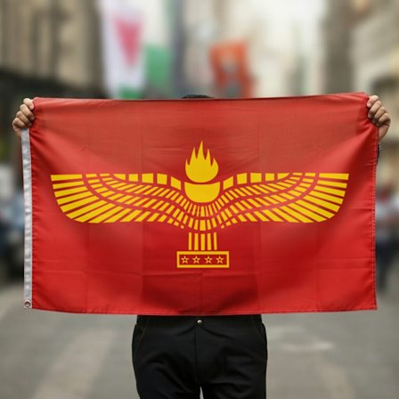Arameisk-Syrianska Flagget - 150 x 90 cm