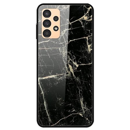 SKALO Samsung A23 5G Marmor hærdet glas TPU Cover - #1