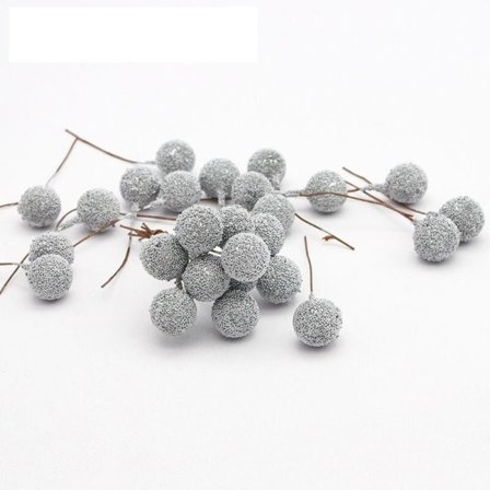 20 stk 14 mm kunstig frugt blomster støvdrager gør det selv juledekorationer
