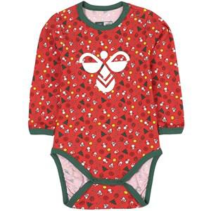 Kids - Hummel Red Elf Baby Body 3 years (98 cm) - All in ones - 3 years (98 cm) - Red