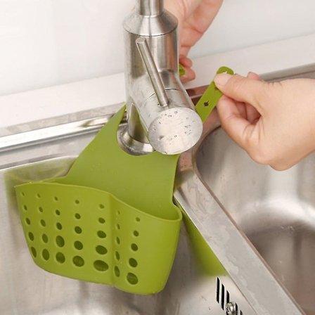 Justerbar Kreativ Kökshängande Korg Kran Korg