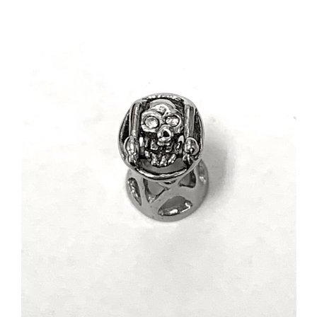 Stål plugg med dödskalle