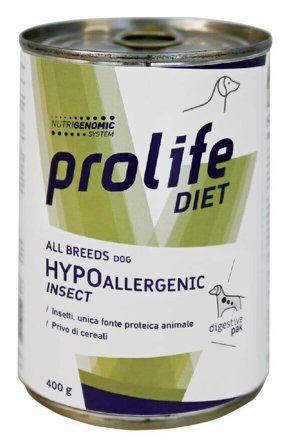 Prolife Dog Diet Wet Hypoallergenic Insect Cibo Umido Per Cani