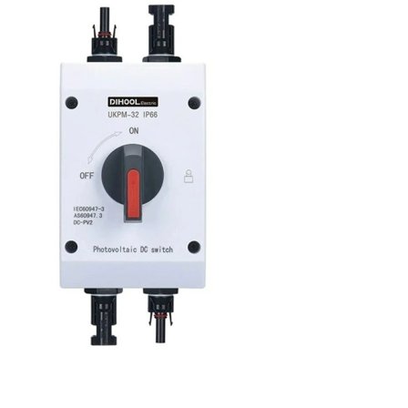 Sol solcell Isolator DC brytare