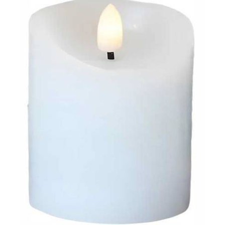 Batterilyspåfyldning LED-lys bevægelig flamme vokslys lampe lys