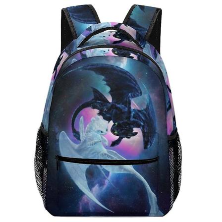 Kid How to Train Your Dragon Skole Rygsæk Bogtaske Dagtas Skole Taske til Teenagere Drenge Piger One Size