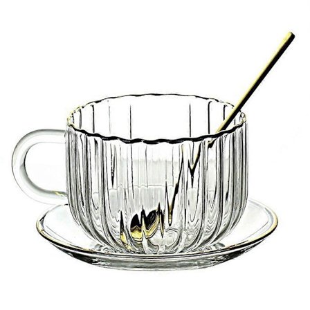 Moderigtig kaffe budding kop-tekop inklusive tallerkener - 450 ml kapacitet - varme- og kuldebestandighed med Phnom Penh RZU