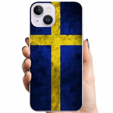 Apple Iphone 14 Plus Tpu Mobilskal Sverige Flagga