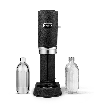 Aarke Carbonator Pro Mattschwarz Bottle Kit - Wassersprudler