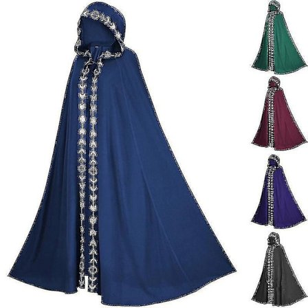 Hooded Cloak Medieval Renaissance 5-color Cloak Halloween Cosplay Costumes Film And Television Cos Costumes Jb5-2-G