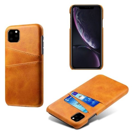 iPhone 11 Pro Max skal med korthållare - Orange