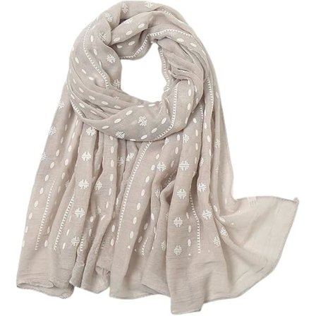 Hodeskjerf Lette Skjerf for Kvinner Jenter Overdimensjonerte Motesjal og Wraps Dameskjerf