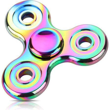 Fidget Spinner Leke EDC Håndspinner Metall Rustfritt Stål
