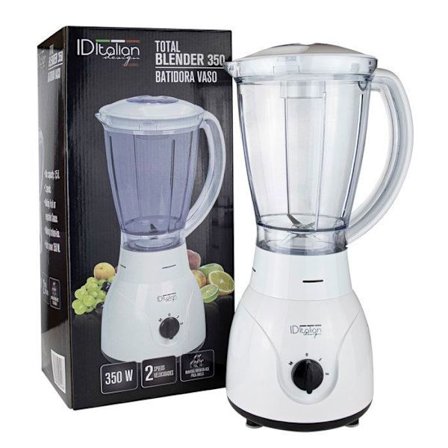 Monitoiminen Sähkosekoitin Italian Design – 1,5 L Lasikulho – 3 Nopeutta – 350 W – Smoothiet & Jäähdytetty Jää